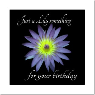 Birthday Card Water Lily Posters and Art